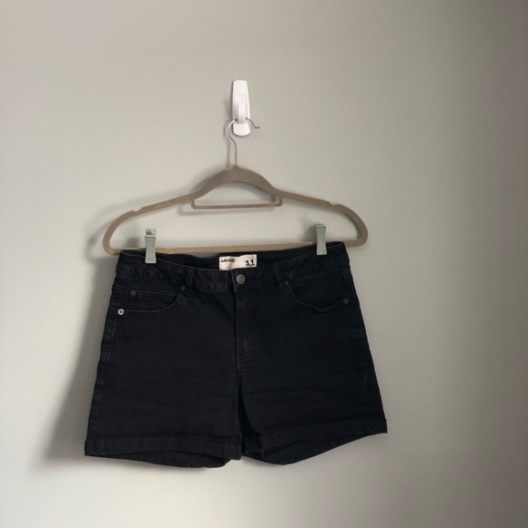 Black Garage Jean shorts